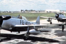Republic F-47s taxiing